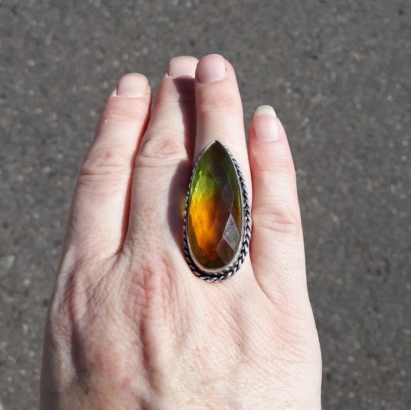 New Ametrine 925 Silver Ring. - Picture 3 of 7